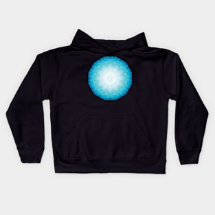 Blue Sea Mandala Kids Hoodie